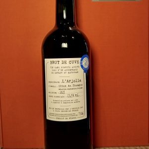 IGP Côtes de Thongue Brut de Cuve Rouge Sans sulfites ajoutés Domaine de l'Arjolle
