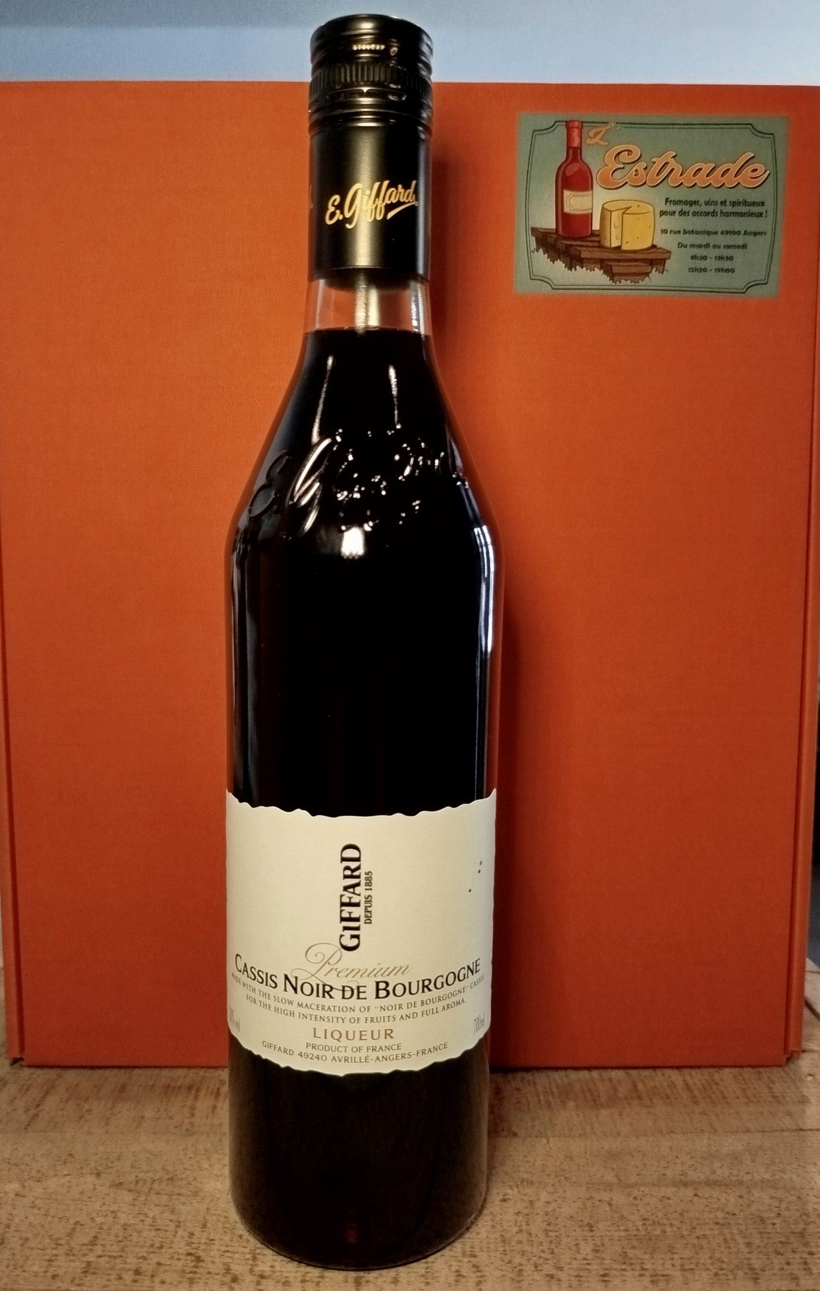 Liqueur Cassis Noir de Bourgogne Giffard