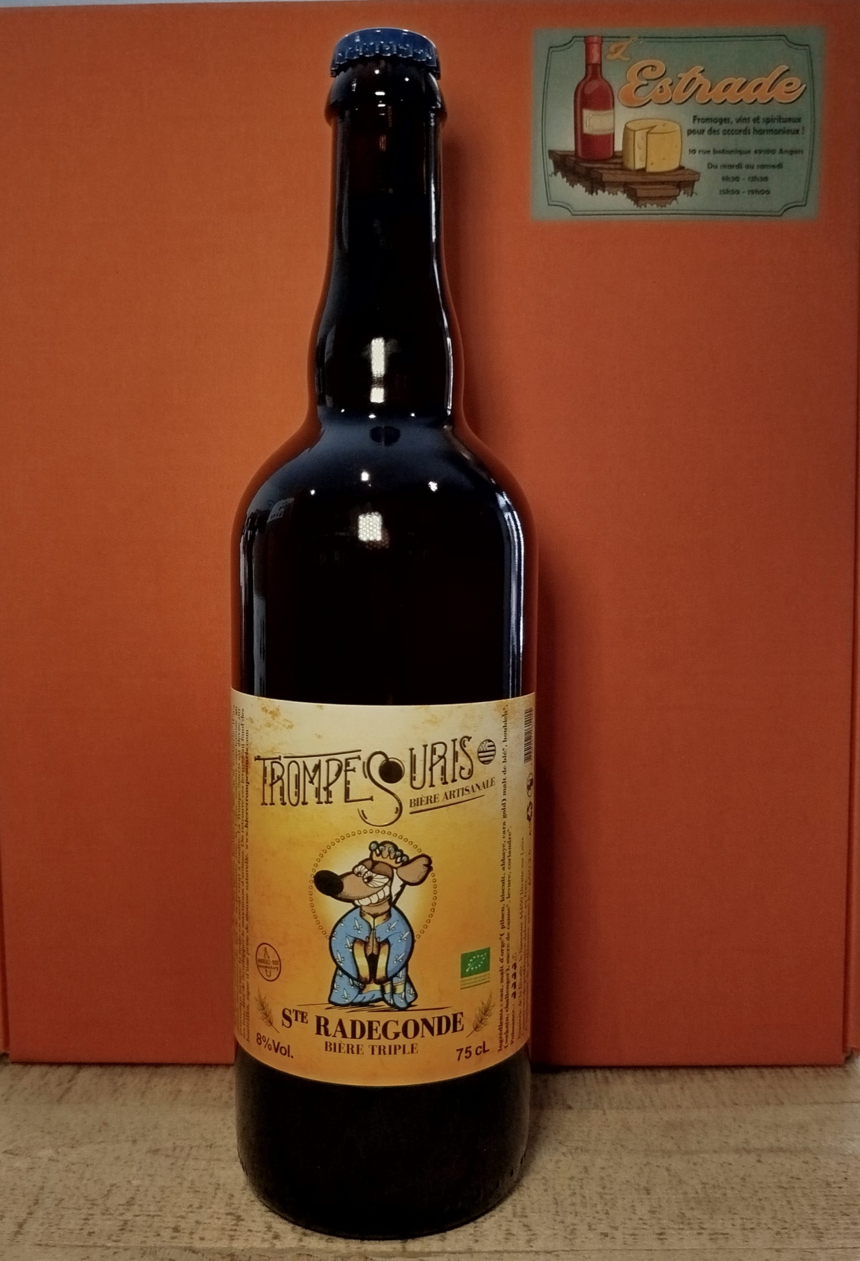 Sainte Radegonde Bière Triple 75cl Trompe Souris BIO